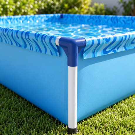 Piscina Infantil Mor 1500L Estructural Metálica Lona PVC Azul
