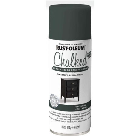 Aerosol Rust Oleum Tizado Gris Carbon 340gr Aerosol Rust Oleum Tizado Gris Carbon 340gr