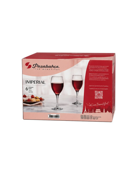 SET 6 COPAS VINO 465 CC IMPERIAL PASABAHCE SET 6 COPAS VINO 465 CC IMPERIAL PASABAHCE