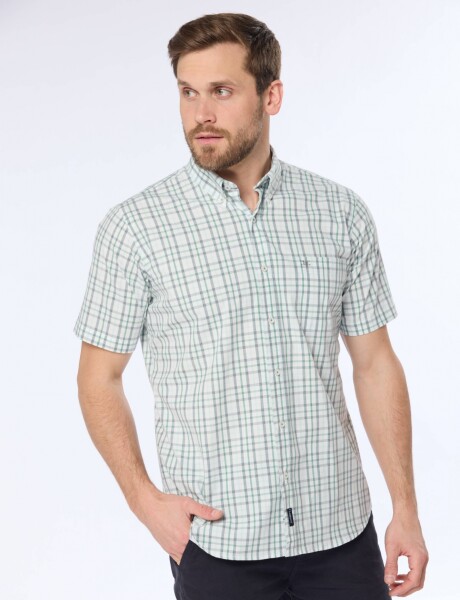 CAMISA SPORT A CUADROS Verde
