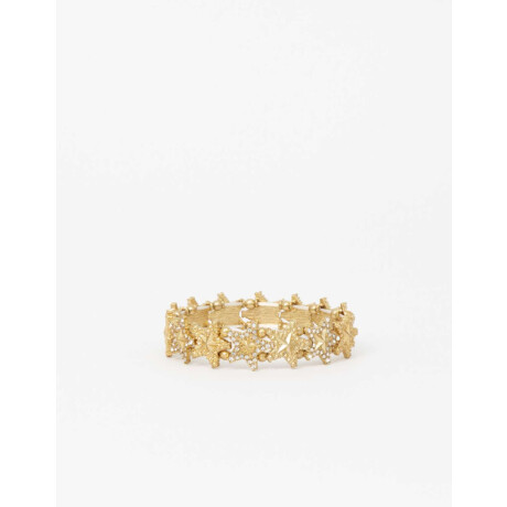 Pulsera Elástica Estrellas Dorado Oro Amarillo