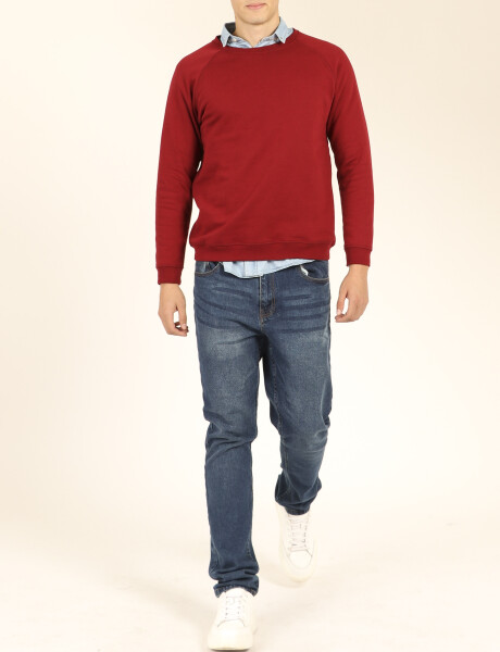 470910 SWEATER JOGGING HARRY Rojo Oscuro