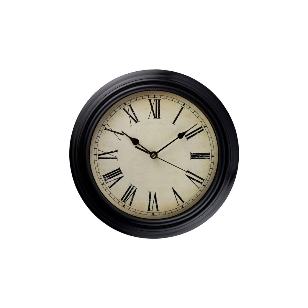 RELOJ DE PARED GRIS 30CM - NEGRO 