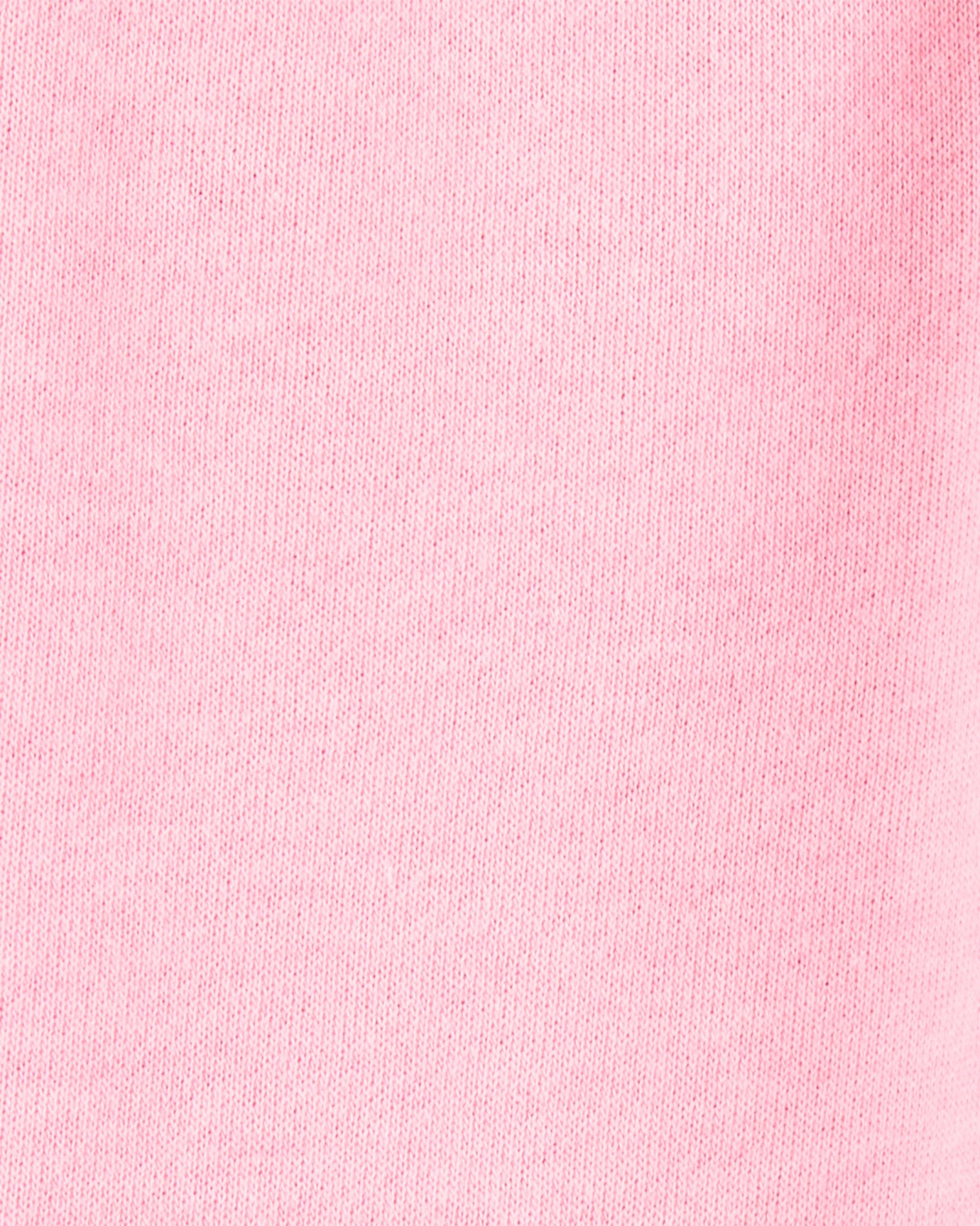 Pantalón deportivo de algodón, rosado Pantalón deportivo de algodón, rosado