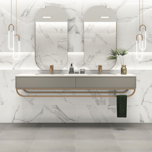 PORCELANATO MUNARI 60X60 SATINADO GRIS RECTIFICADO GAMAS DE GRIS