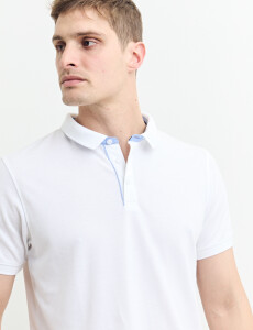 520751 REMERA HARRINGTON LABEL Blanco