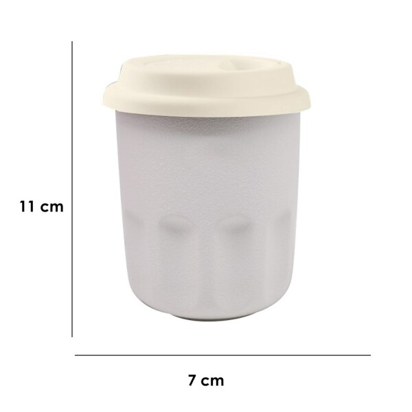 Vaso cerámica 290ml blanco
