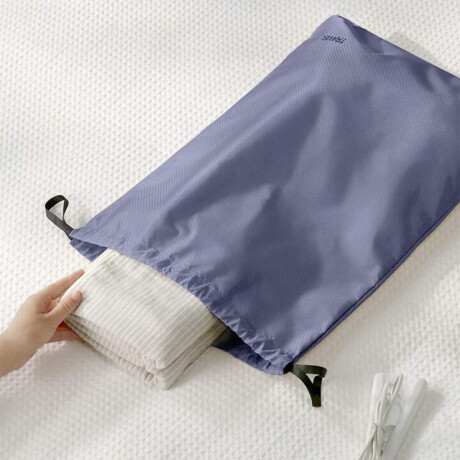 Set de 6 organizadores de ropa para viaje Azul