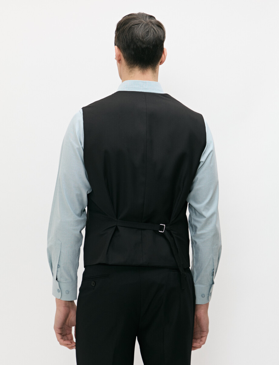 470699 CHALECO VESTIR HARRINGTON LABEL Negro