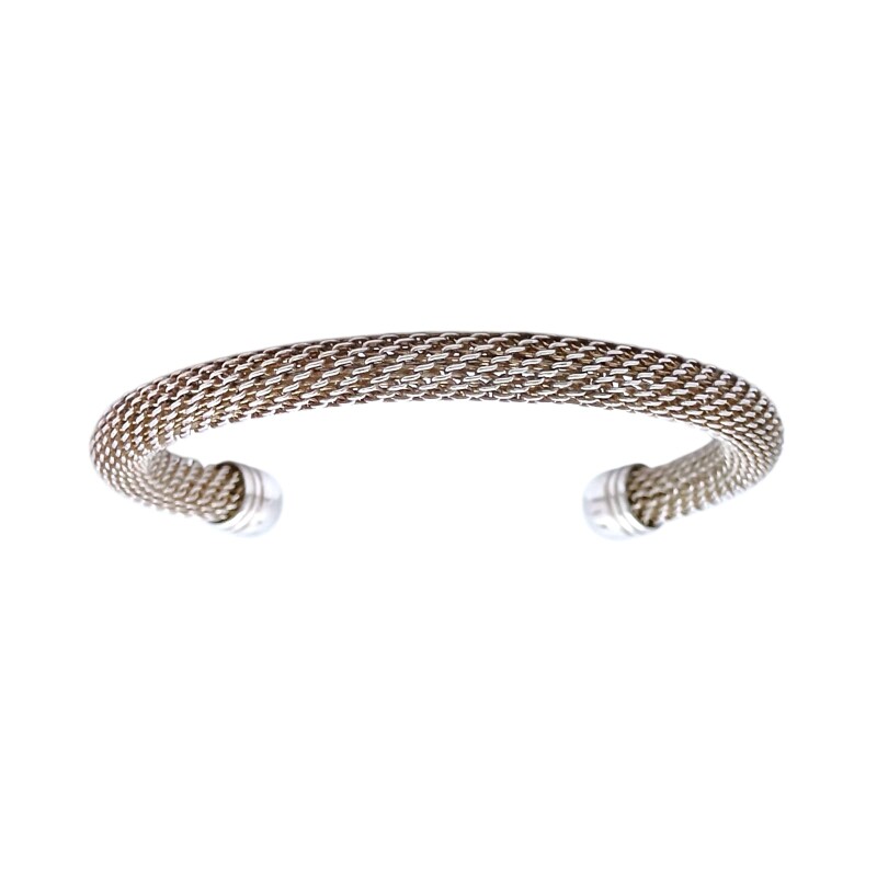 Brazalete tejido-Plata 925-Sin piedra-BR3022 sinpiedra