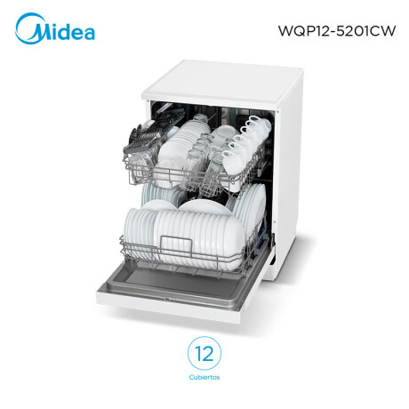 Lavavajillas Midea WQP125201CB 12 Cubiertos Blanco