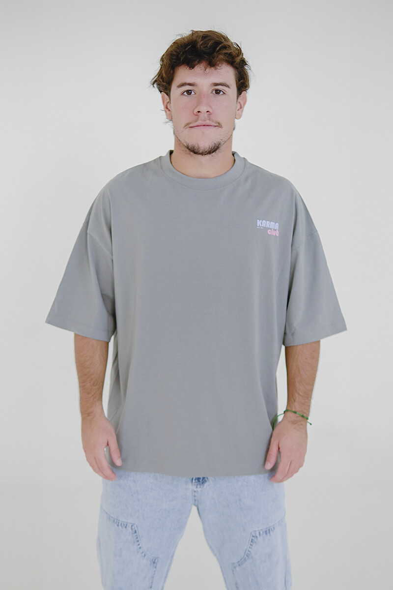 Remera Pulau Karma - Gris 