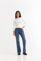Remera m/l cuello a la base BLANCO