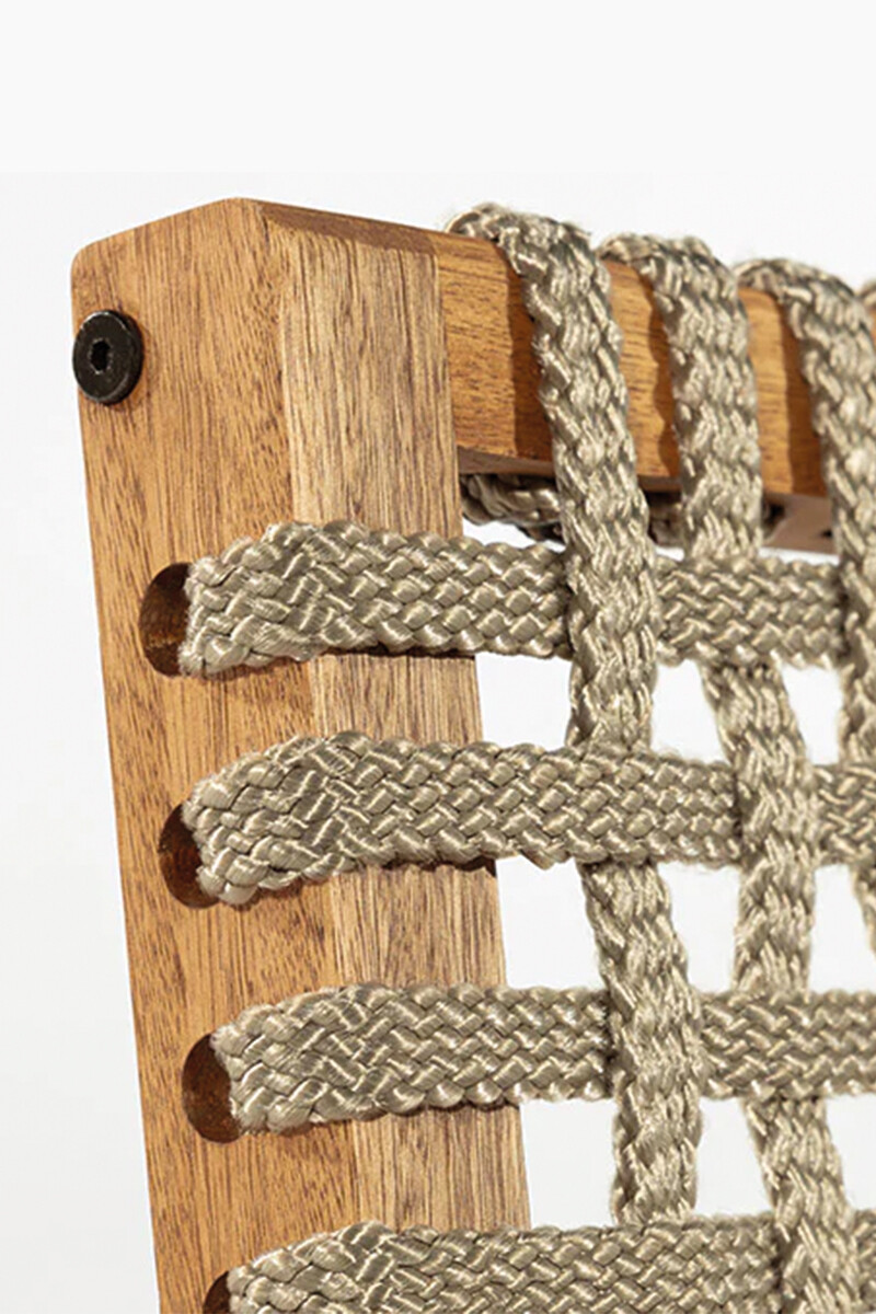 TRACO POLTRONA POLTRONA TRACO CUERDA RAMI 58x72x83CM JATOBA