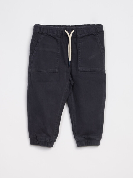 Pantalón puño Azul
