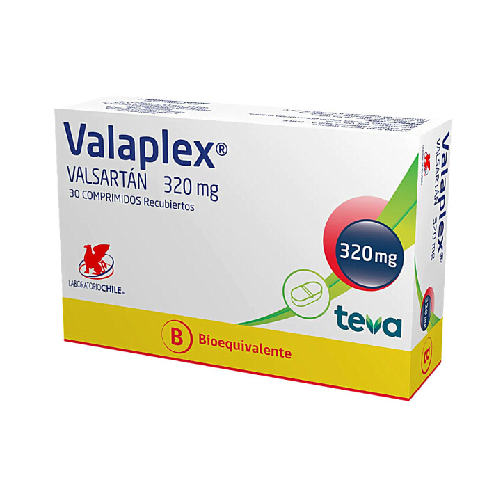 VALAPLEX 320 MG. CJ X 30 COMP. única