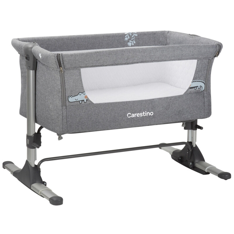 Cuna Colecho Carestino Madison con Bolso y Mosquitero Gris
