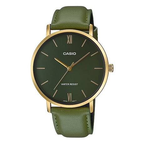 Reloj Casio en Cuero Verde 0
