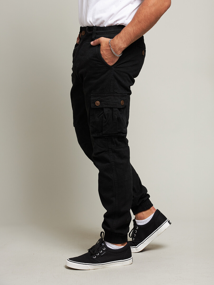PANTALON CARGO ENCOR DIXIE Negro
