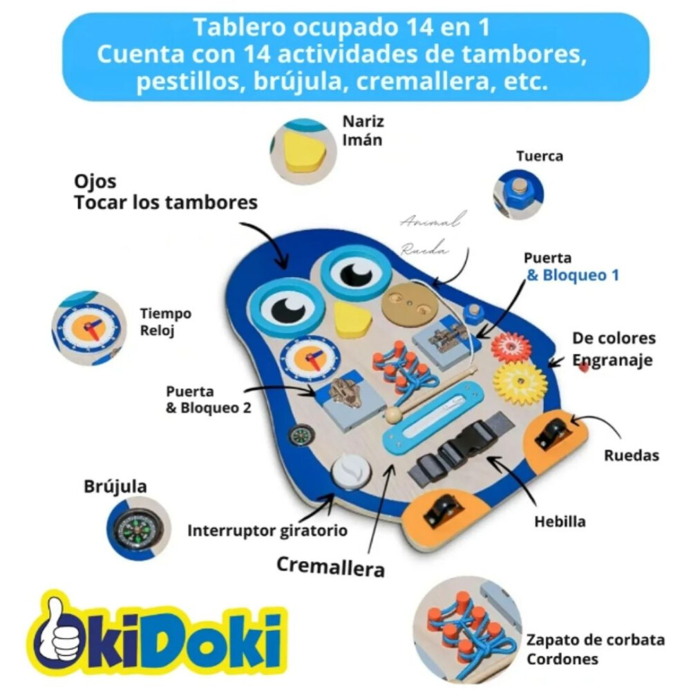 Tabla Sensorial Pinguino Tabla Sensorial Pinguino