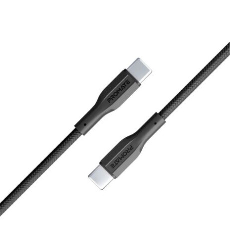 Cable Carga Usb-c A Usb-c 60w 2mts Black Cable Carga Usb-c A Usb-c 60w 2mts Black