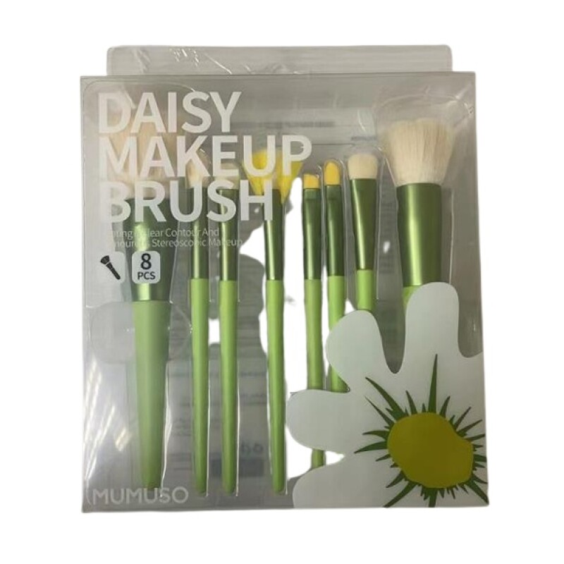 SET DE BROCHAS DE MAQUILLAJE DAISY-8 PCS SET DE BROCHAS DE MAQUILLAJE DAISY-8 PCS