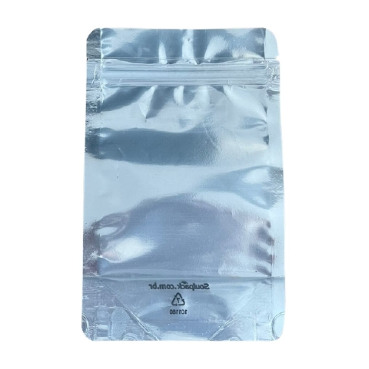 BOLSA C/ZIPPER POLIETILENO TRANSP MAS PET METALI 100X160X60MM PAQX50 