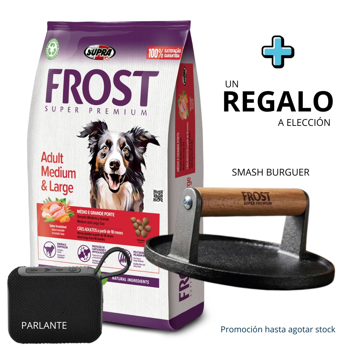 Frost Adulto Mediano Y Grande 15 + 2kg 