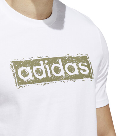 REMERA adidas SKETH LINER ESTAMPADO White