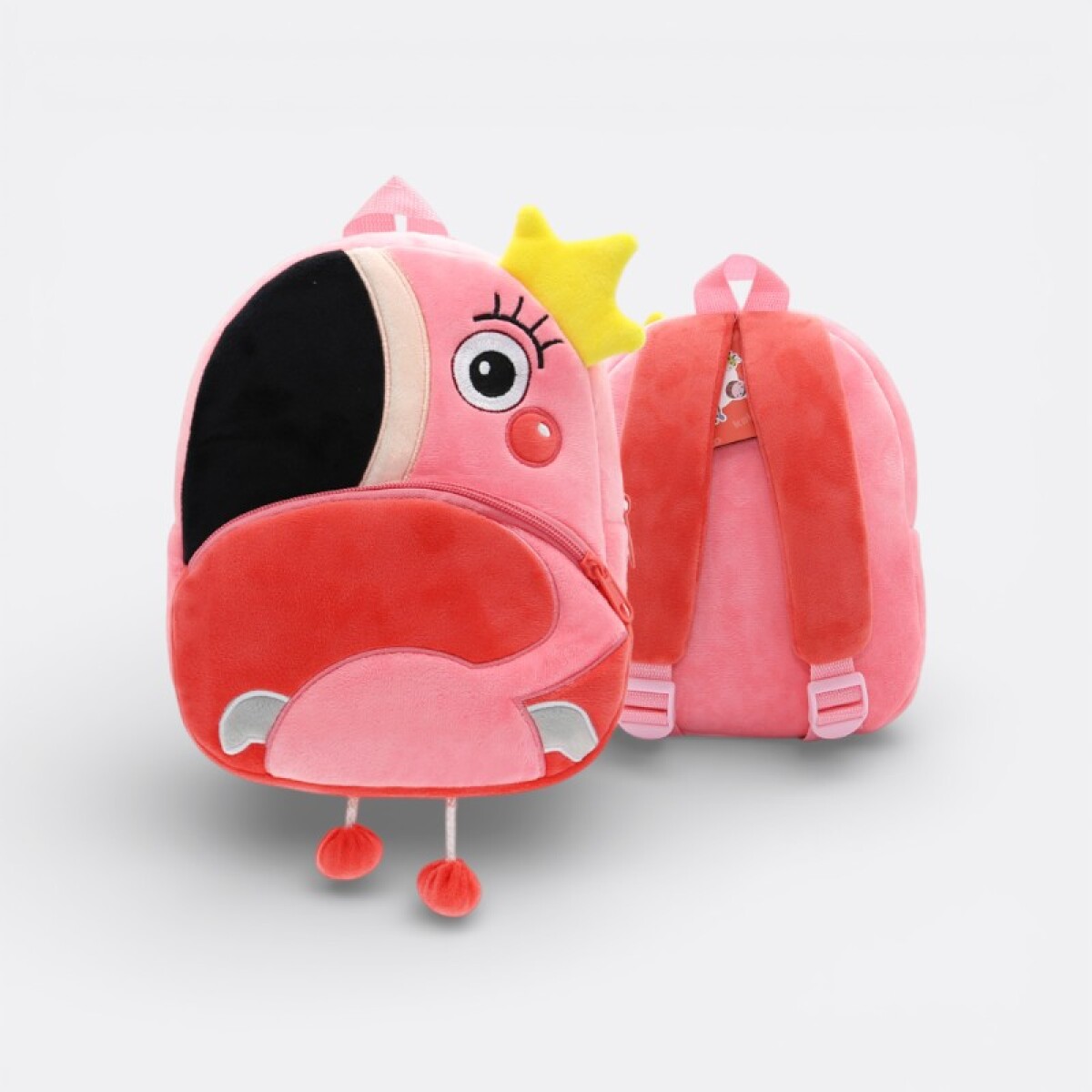 Mochila Preescolar Animales - - Flamenco 