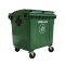CONTENEDOR DE BASURA CON RUEDAS 1100 LITROS Contenedor de Basura con Ruedas 1100 Litros Verde