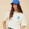 Remera Dama M/C C/Estam. Rusty Blanco