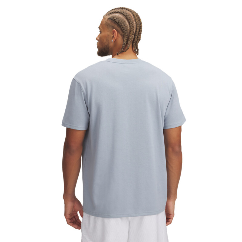 UA M LOGO EMB HEAVYWEIGHT SS-BLU BLU-465