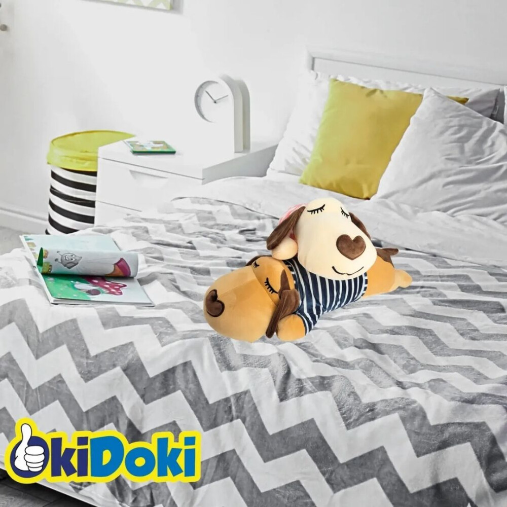 Peluche/almohada Forma De Perritos Vestimenta azul