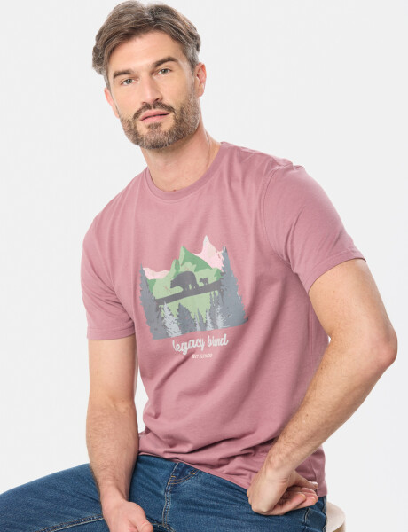 REMERA ESTAMPADA Rosado