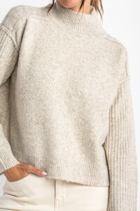 Polera Beige Melange
