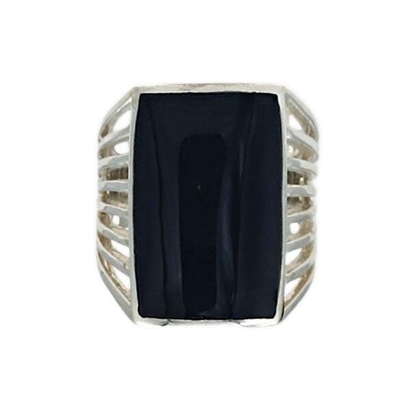 Anillo elegante-Plata 925-Con Onix-AN4651 conpiedra