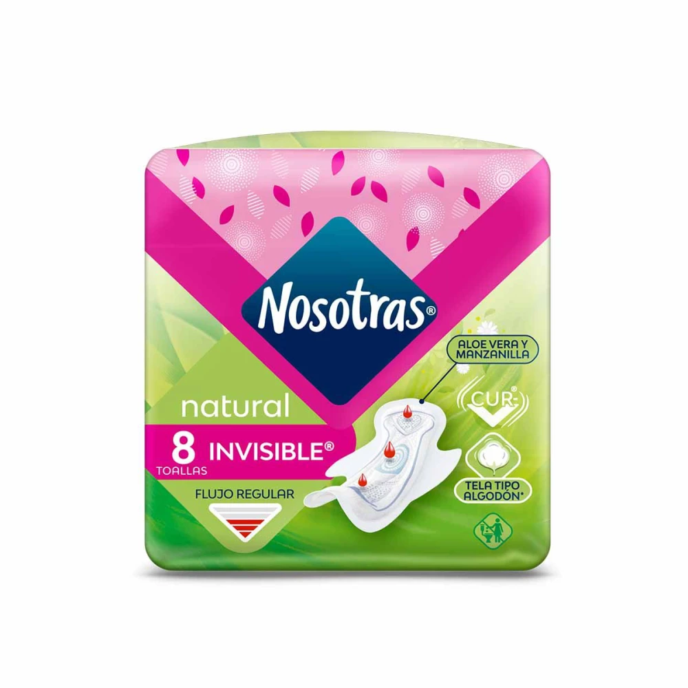 NOSOTRAS NAT UF INVISIBLE C/A PAQ. X 8 U