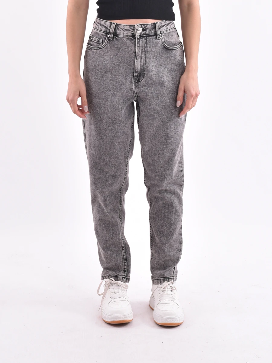 JEAN CHAR MOM FIT - GRIS 