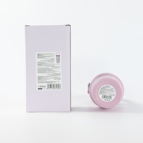 VASO TÉRMICO FLORAL PORTÁTIL (600 ML / ROSA) VASO TÉRMICO FLORAL PORTÁTIL (600 ML / ROSA)