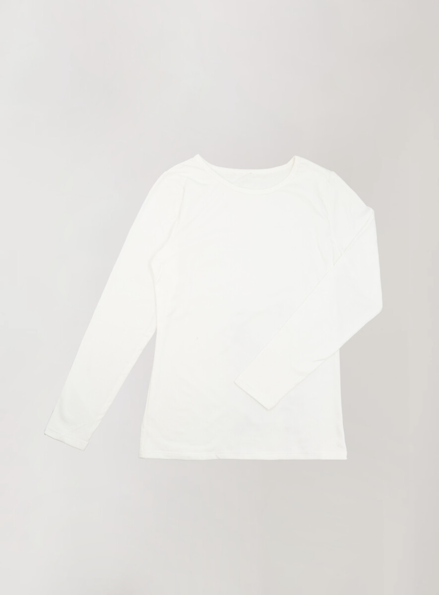 Camiseta ultra abrigo - Marfil 