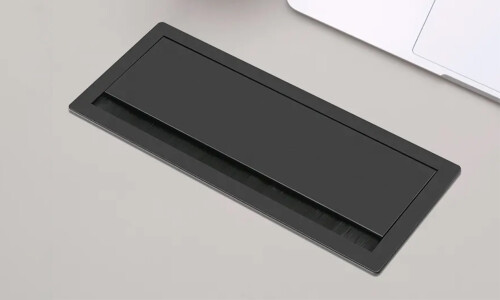 Pasa cable rectangular negro Pasa Cable Rectangular Negro