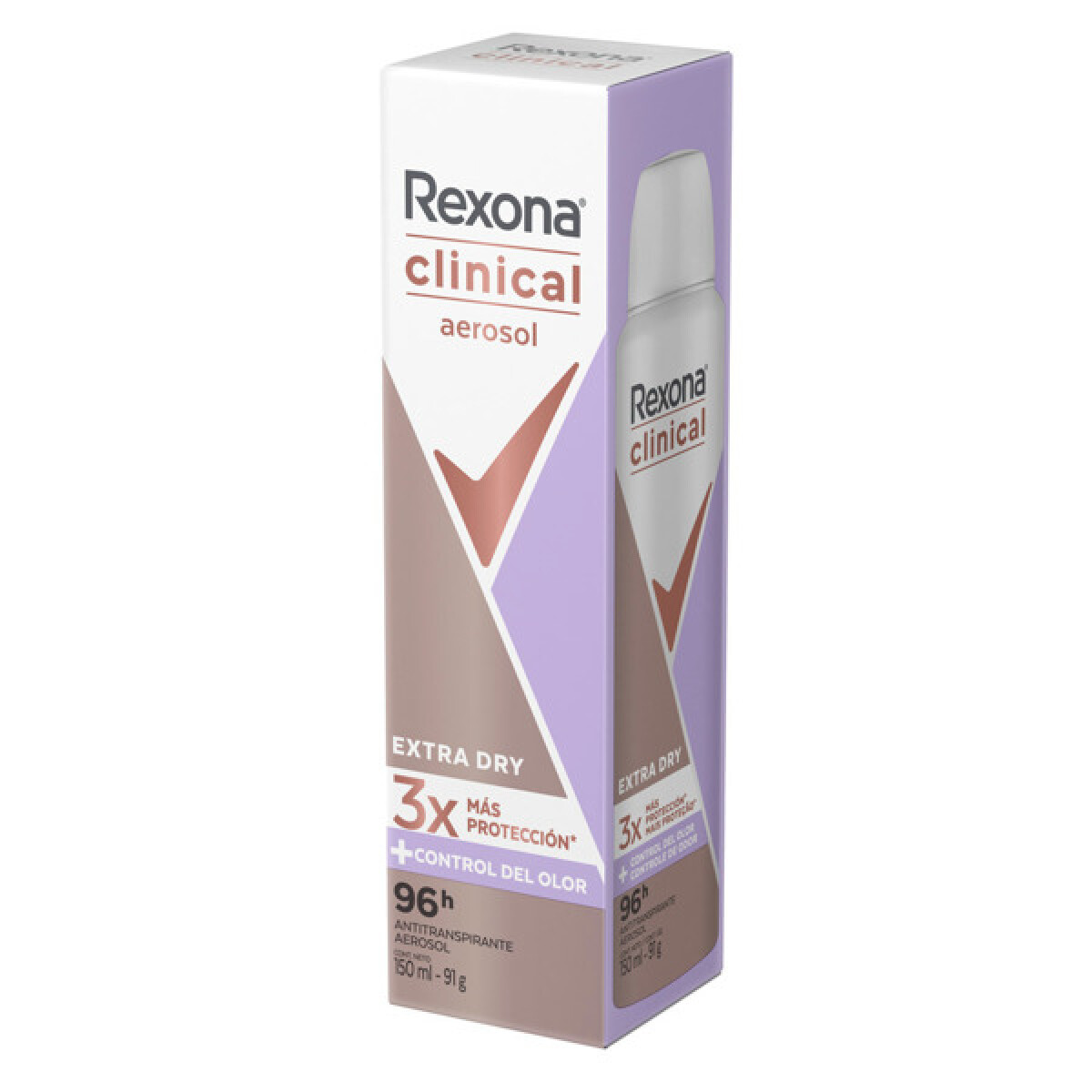 REXONA DESODORANTE AEROSOL CLINICAL EXTRA DRY 150ml 