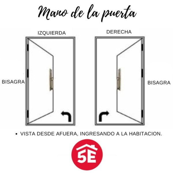 PUERTA INTERIOR MDF 2.05 X 0.75 MT BLANCA - DERECHA O IZQUIERDA PUERTA INTERIOR MDF 2.05 X 0.75 MT BLANCA - DERECHA O IZQUIERDA