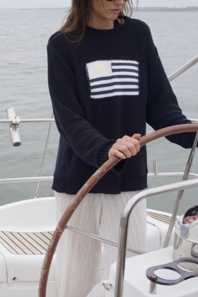 SWEATER BANDERA Azul