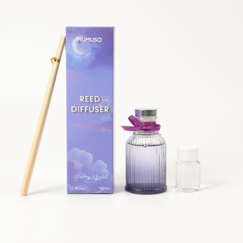 DIFUSOR DE VARILLAS NOCHE ESTRELLADA (MORADO/120 ML) DIFUSOR DE VARILLAS NOCHE ESTRELLADA (MORADO/120 ML)