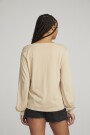 COTTON JERSEY KARA LONG SLEEVE Beige