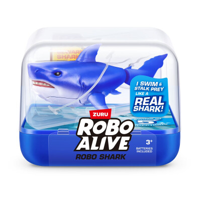 Tiburón Robótico Nadador Robo Alive Azul