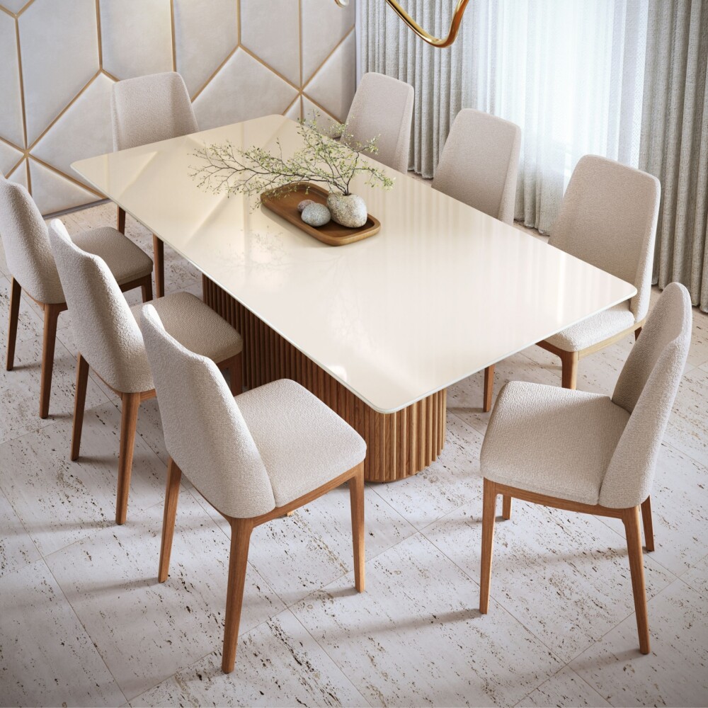 Silla de Comedor City - Línea Manhattan - Boucle/Natural Silla de Comedor City - Línea Manhattan - Boucle/Natural