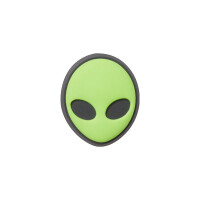 Jibbitz™ Charm Green Alien Head Verde